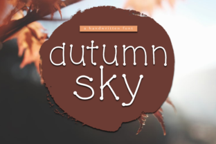Autumn Sky: A Display Typeface for Standout Branding