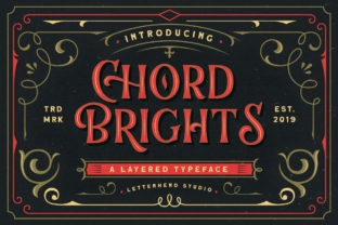 Chord Brights: A Dreamy Vintage Font for Small Business Branding