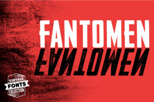 Fantomen Font: A Display Typeface for Vintage Campaigns