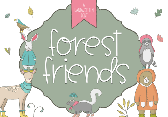 Forest Friends: A Handwritten Font for Marketing Creatives