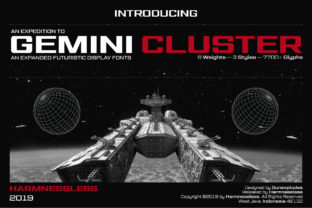 Gemini Cluster - Expanded Fonts for Bold Campaign Design