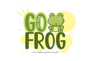 Go Frog: A Playful Display Font for Bold Branding