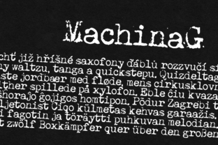 Machina G: A Typewriter Font with Editorial Soul