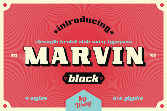 Marvin Black: A Slab Serif Font for Bold Campaigns
