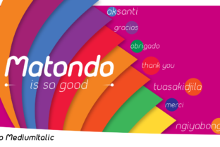 Matondo Medium Italic: A Premium Font for Creative Product Makers