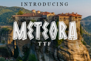 Meteora: A Greek-Inspired Display Font for Editorial Design