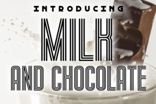 Milk and Chocolate: A Display Font with Editorial Charm