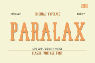 Paralax Display Font: Handcrafted Type for Authentic Branding