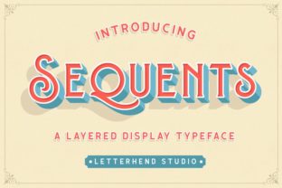 Sequents: A Layered Font for Editorial Depth