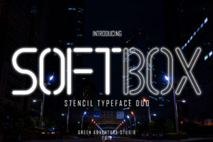 Softbox: A Futuristic Display Font for Digital Creators
