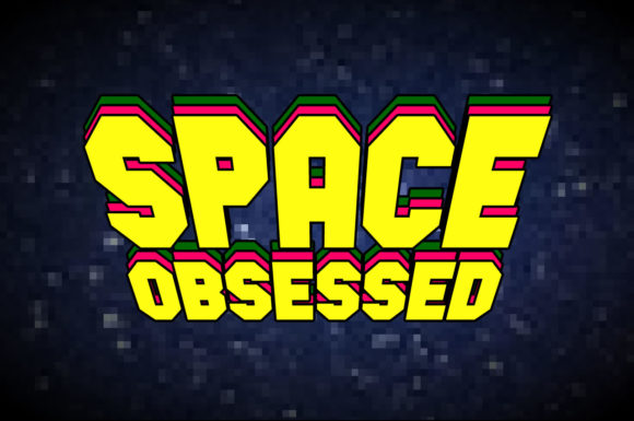 Space Obsessed Font: Retro Arcade Typography for Makers