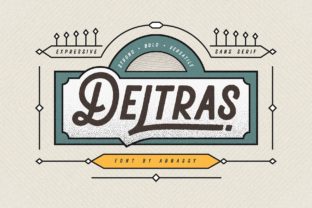 The Deltras Font: A Refined Tool for Editorial Stories