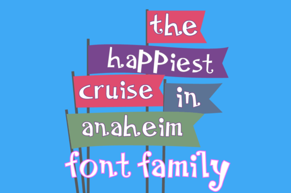 The Happiest Cruise in Anaheim Family: A Web Designer’s Font Review