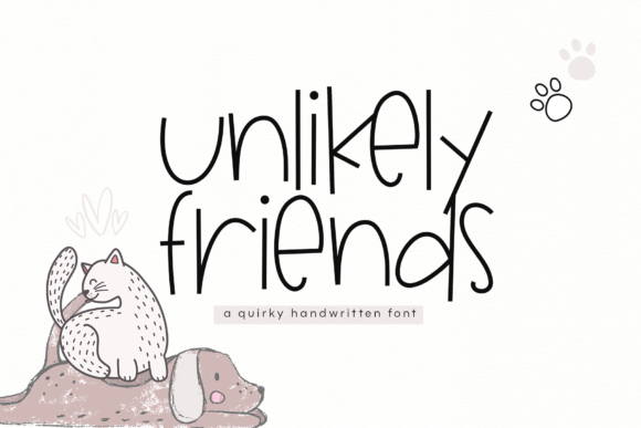 Unlikely Friends: A Playful Display Font for Web Projects